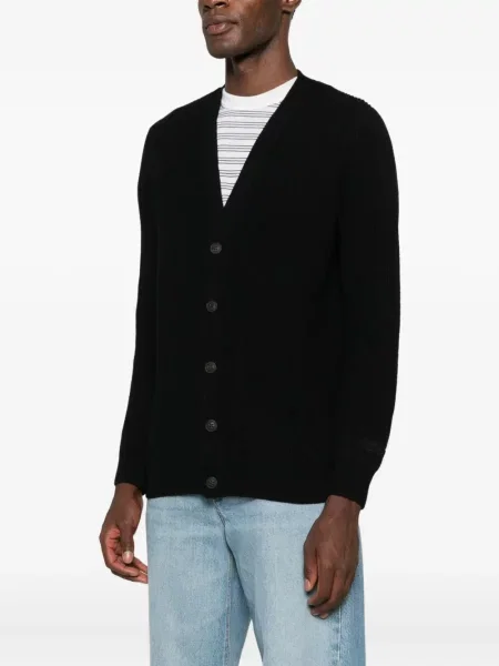 Cardigan Mc2 Saint Barth de lână negru