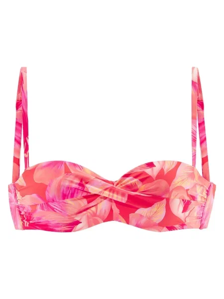 S.Oliver Bikini zgornji del limona / breskev / jastog roza