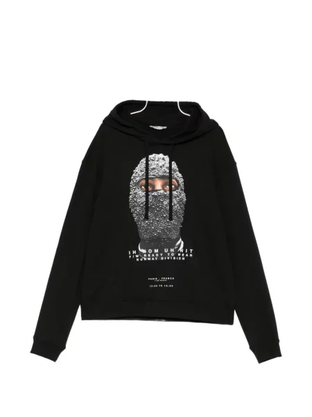 Hanorac cu glugă Ih Nom Uh Nit cu imagine negru