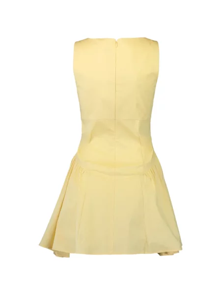 Rochie mini Staud fără mâneci galben
