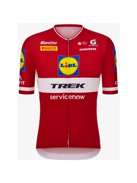 Koszulka rowerowa Lidl-Trek Latvia National Champion krótki rękaw Classic XS czerwona