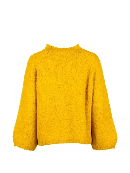 Bouclé pulover Vicario Cinque galben