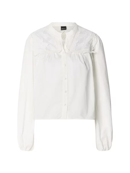 Gina Tricot Bluză murdar alb