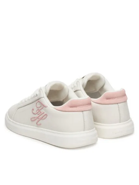 Sportcipők Tommy Hilfiger Th Icon Court Script fehér