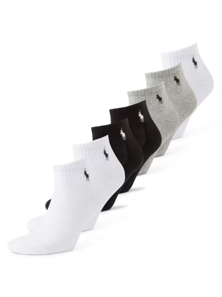 Polo Ralph Lauren Șosete gri / negru alb
