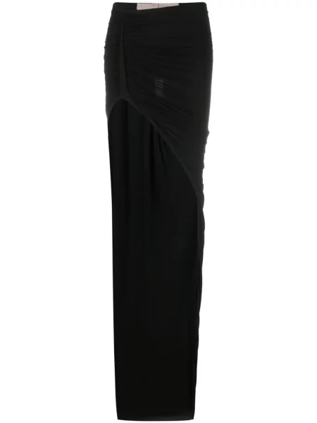 Fusta maxi Rick Owens negru