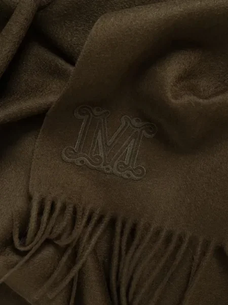 Fular Max Mara cu autograf verde