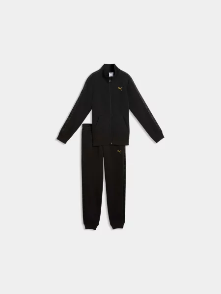 Дитячий Спортивний костюм PUMA Ess Tape Full-zip Sweat Suit комбінований верх чорний