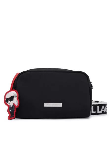 Karl Lagerfeld crossbody torbica črna