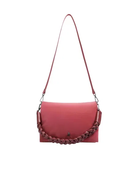 Scalpers Geantă de umăr Nybraidweek burgundy roșu