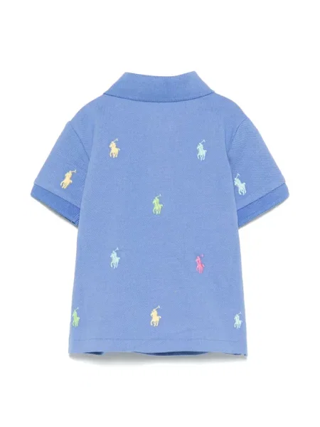 Koszulka polo dziecięca Polo Ralph Lauren niebieska