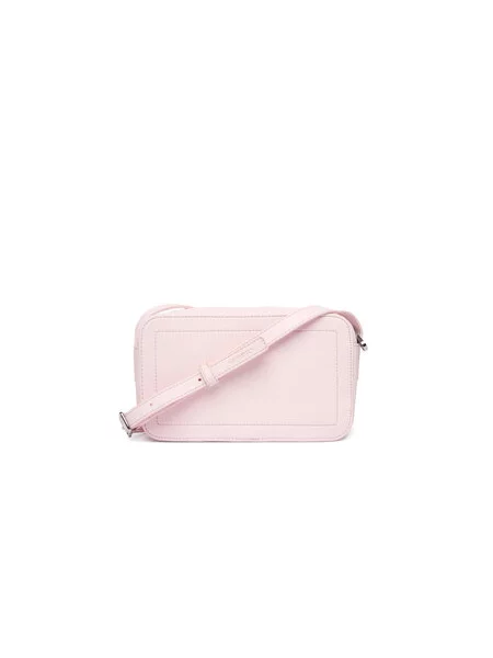 Crossbody torbica Calvin Klein iz umetnega usnja roza