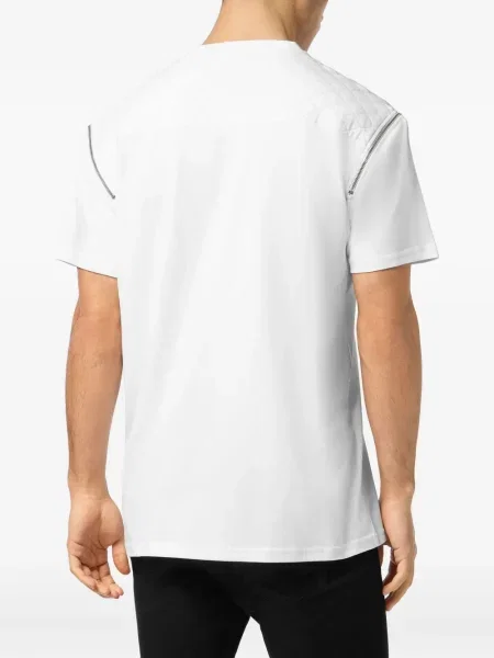 Tricou Philipp Plein scurt alb