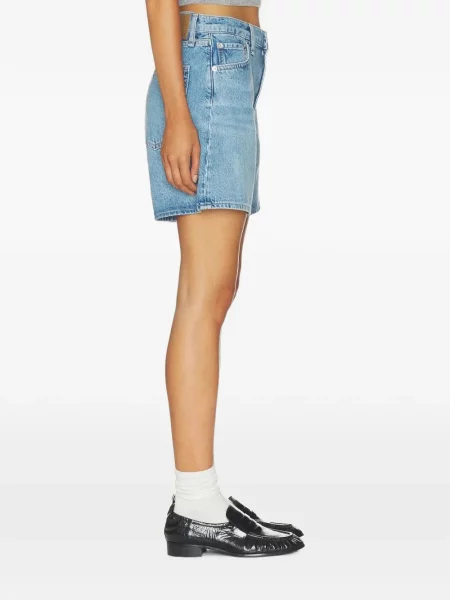 Pantaloni scurți din denim Rag & Bone albastru