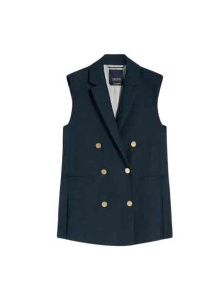 Kamizelka Max Mara Studio niebieska