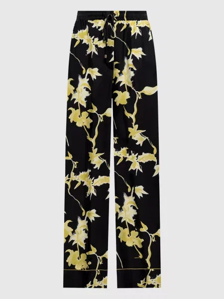 Шелковые брюки Max Mara Sportmax черные