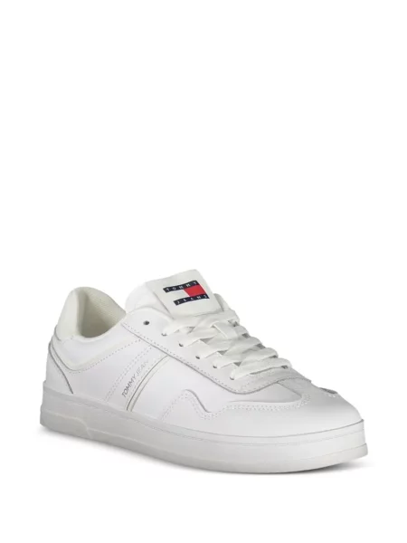 Fűzős csipkés sneaker Tommy Hilfiger fehér