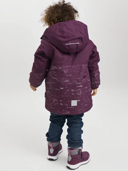 Gyerek téli csizma Reima Hallava deep purple. Méret: 24 EU lila