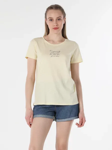 Футболки і поло Colin’s комбінований верх жовтий