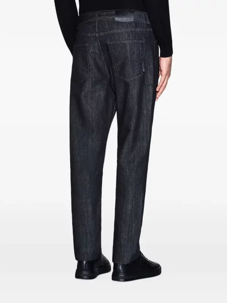 Blugi Armani Exchange cu autograf negru