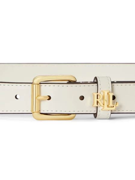 Lauren Ralph Lauren de piele alb