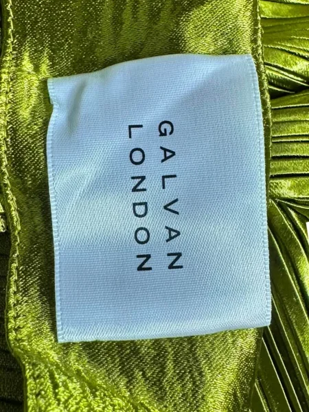 Pantaloni Galvan London evazate verde