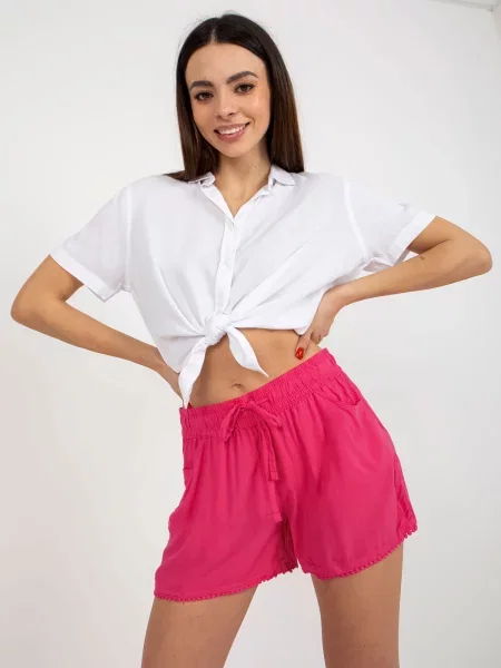Šortky Fashionhunters červená