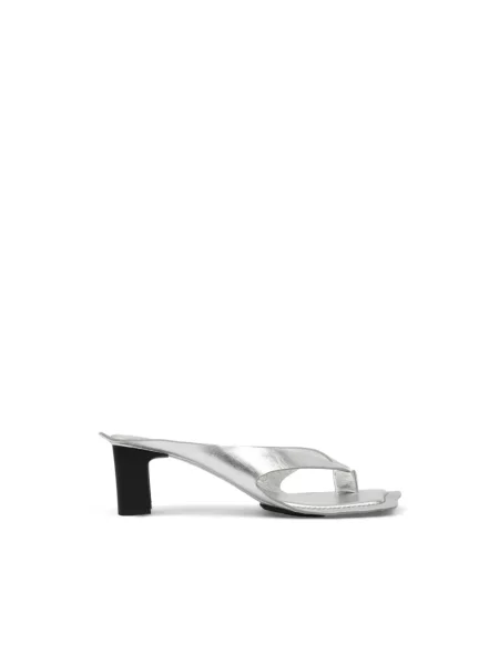 Klapki mules Mm6 Maison Margiela szare