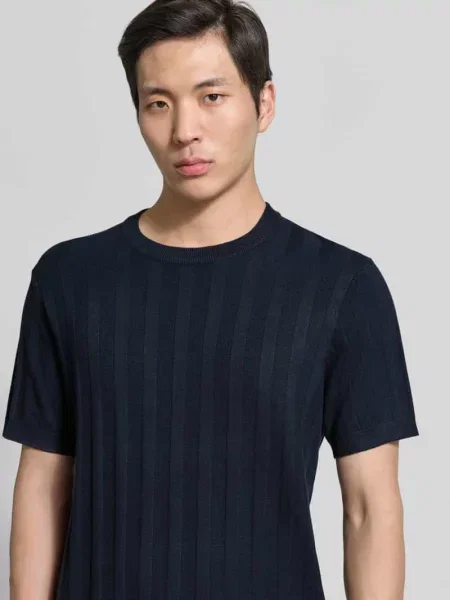T-shirt z fakturowanym wzorem Lindbergh