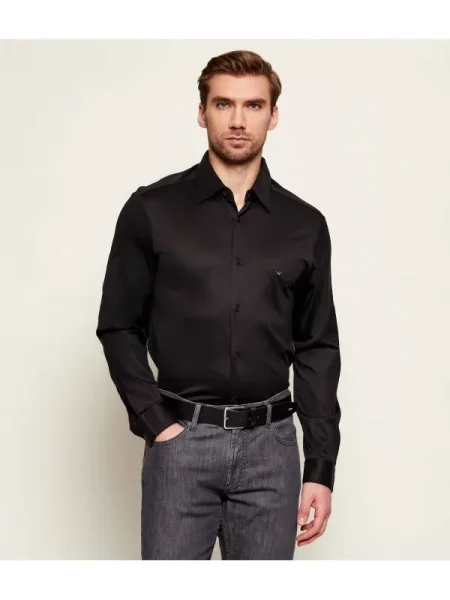 Emporio Armani Cămașă negru