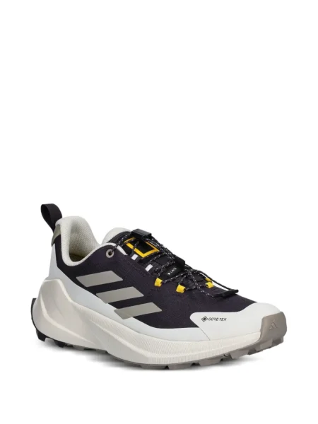Trening Adidas alergare cu glugă cu broderie gri