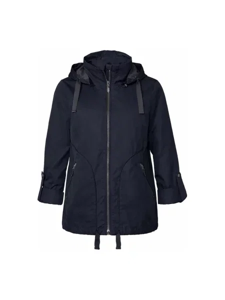 Lniana kurtka Danwear niebieska