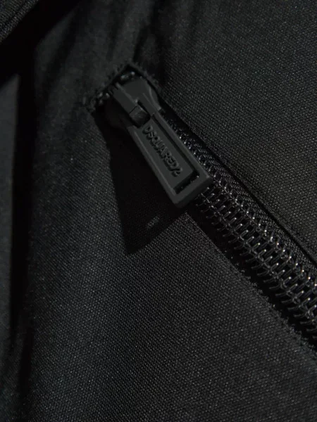 Geacă parka Dsquared2 cu glugă negru