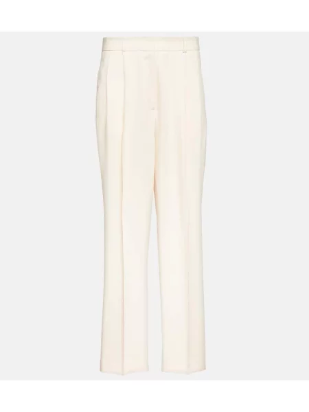 Pantaloni Toteme plisate bej