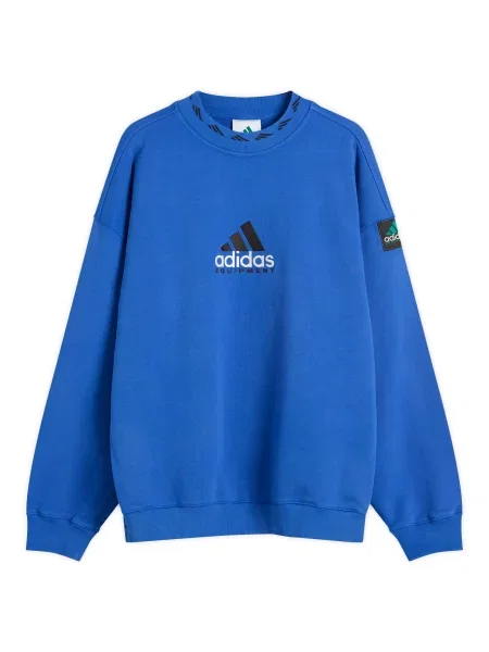 Bluza nierozpinana Adidas niebieska