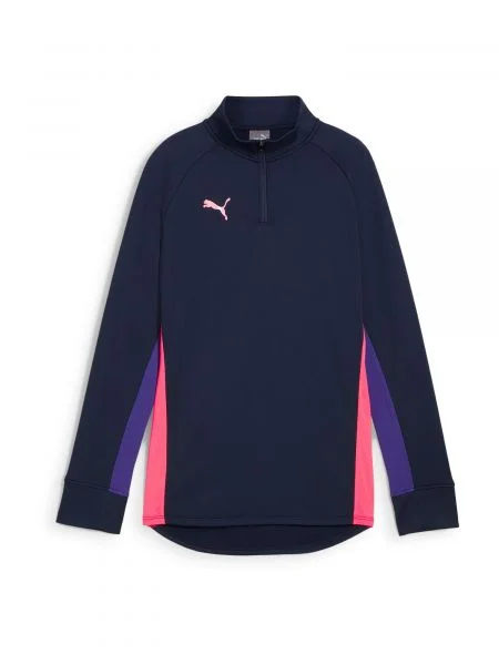 PUMA Tricou funcțional Individual BLAZE marin / lila / roz zmeură albastru