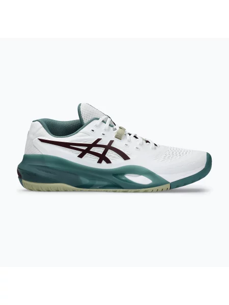 Încălțăminte de tenis pentru bărbați ASICS Gel-Resolution X white/dark aubergine alb