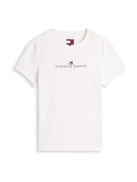 Tommy Jeans Tricou ESS bleumarin alb