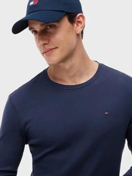 Лонгслив Tommy Jeans синий