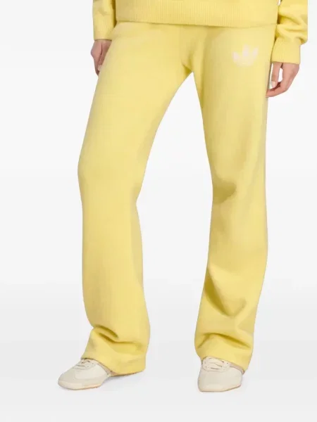 Pantaloni Adidas alergare galben