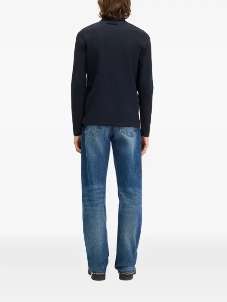 Pantaloni Jean Paul Gaultier cu imagine albastru