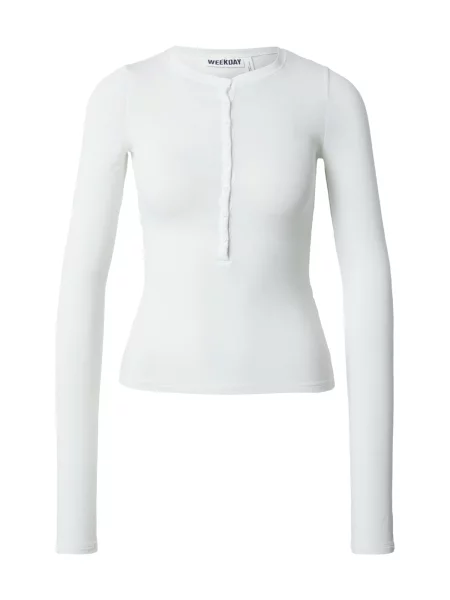 WEEKDAY Tricou alb
