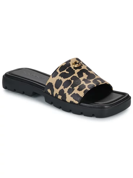 Natikači Coach s potiskom z leopardjim vzorcem