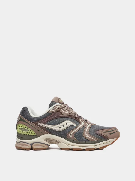 Жіночі Кросівки Saucony текстиль коричневий