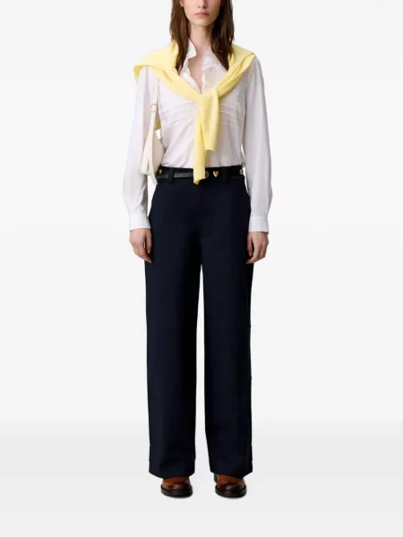 Pantaloni Claudie Pierlot albastru