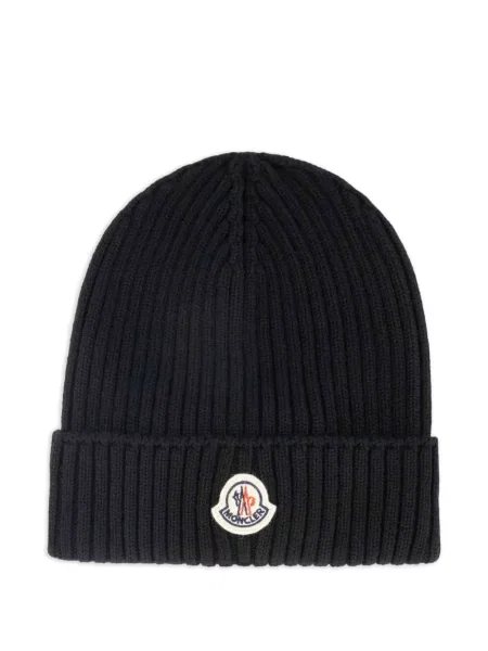 Czapka dziecięca Moncler Enfant czarna