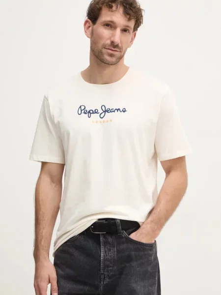 Pepe Jeans tričko EGGO N béžové