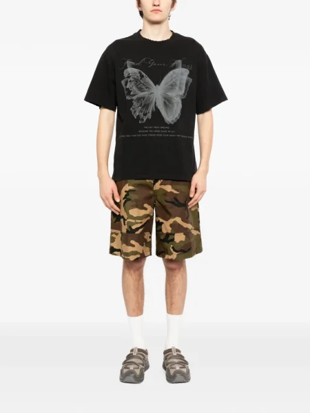 Tricou Warman cu decolteu în U negru