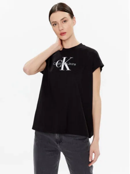 Tricou Calvin Klein Jeans negru