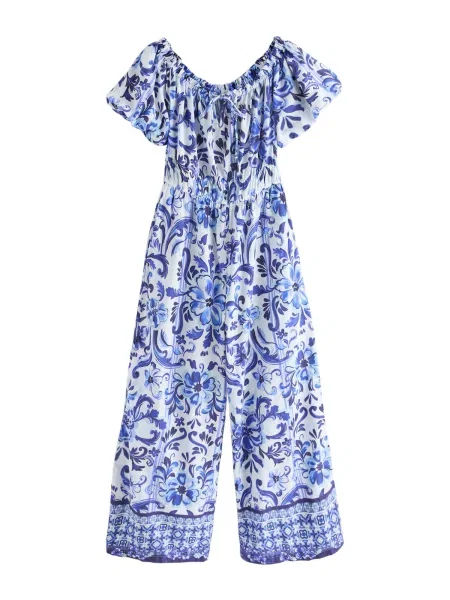 Next Salopeta albastru alb